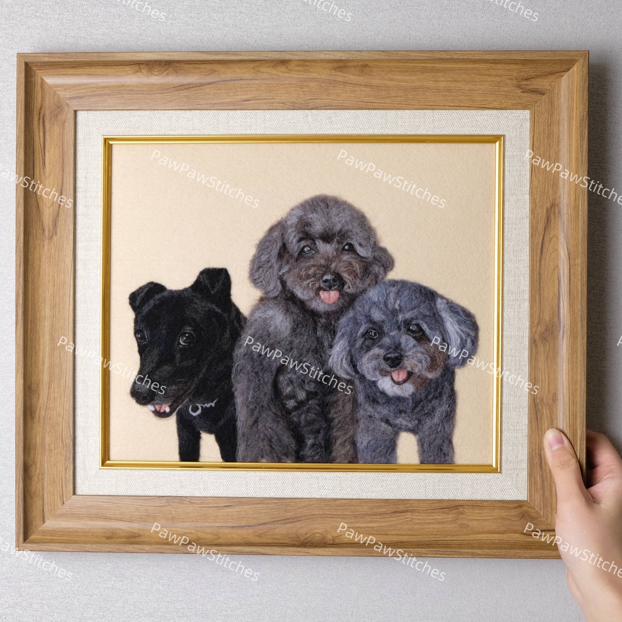Felted Together: A Special Reunion for Three Dogs