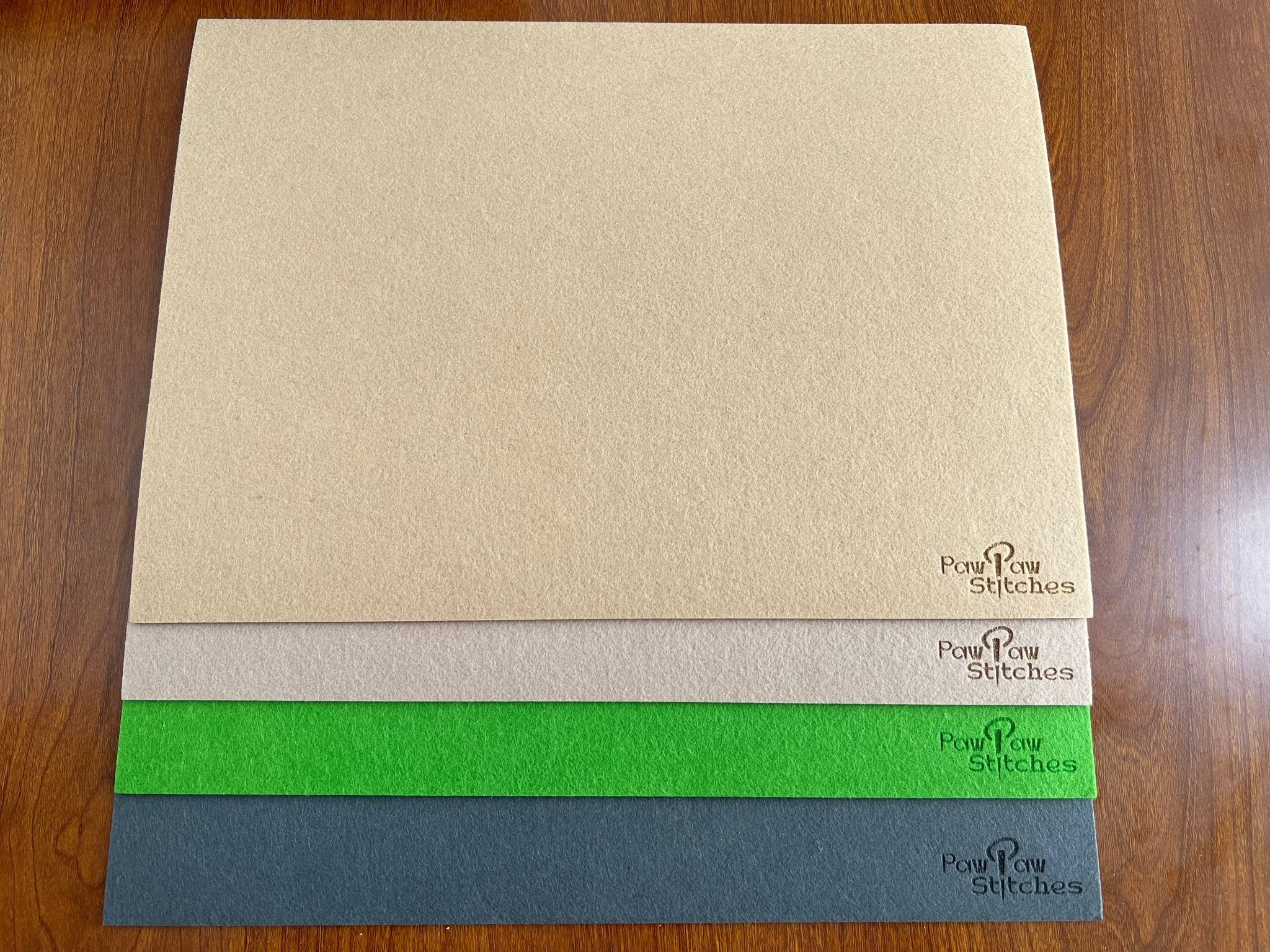 Felts (for wool felt portraits)
