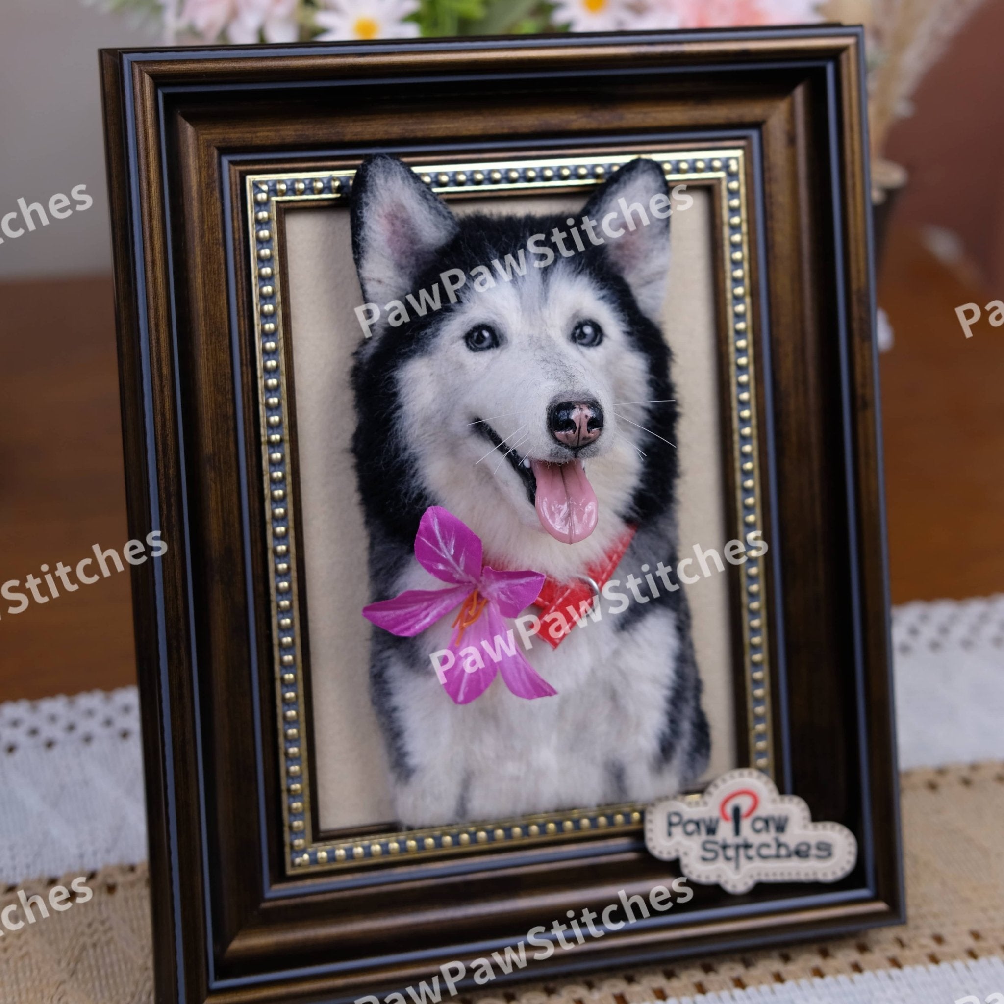 Custom Needle Felt 3D Pet Portrait