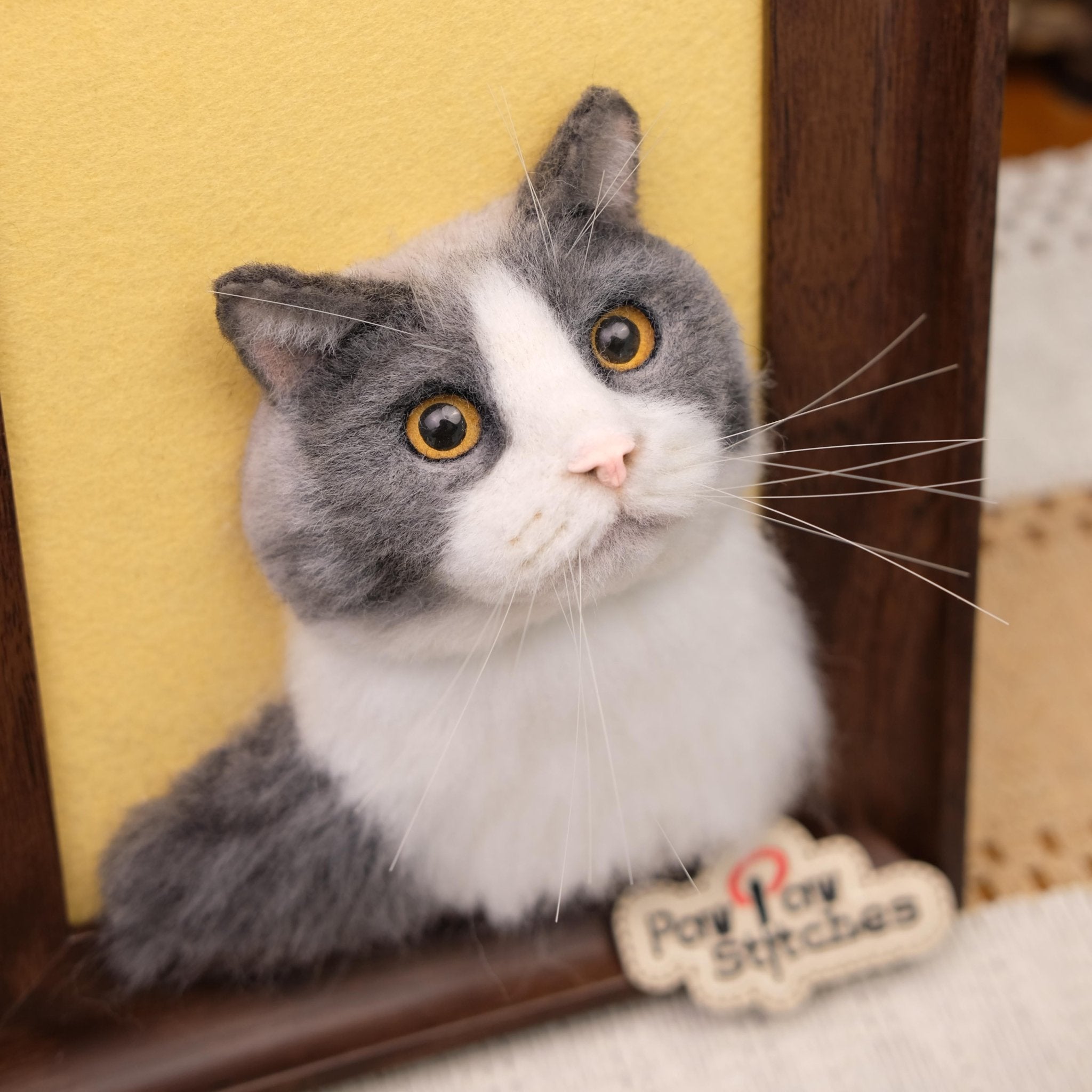Custom Needle Felt 3D Pet Portrait