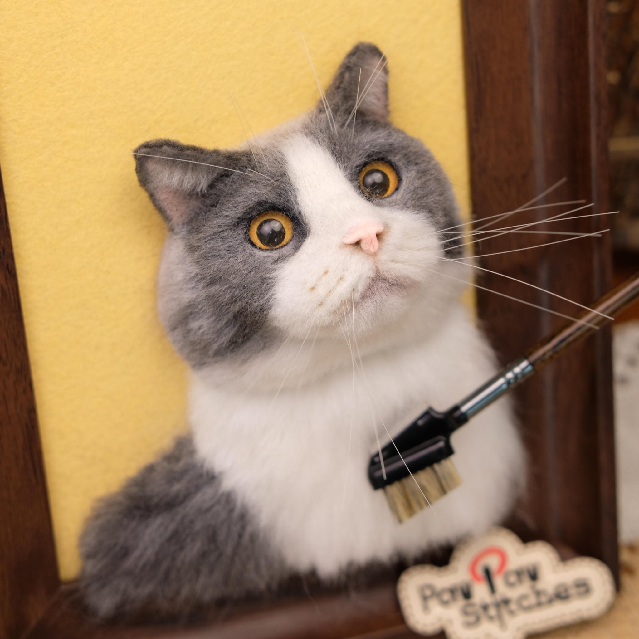Custom Needle Felt 3D Pet Portrait
